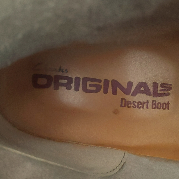 Clarks Desert Boots Tan Crepe Sole Leather Men's 11 - Picture 7 of 9